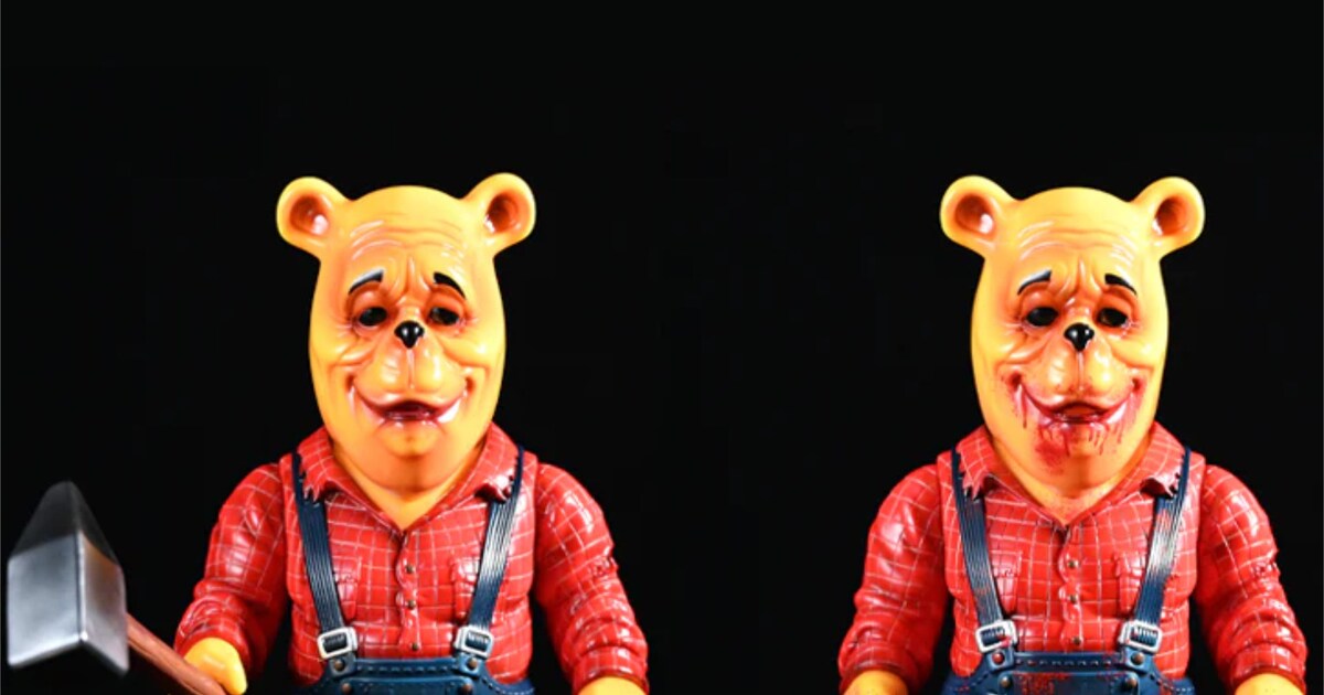 プー あくまのくまさん」より全高270mmの血まみれフィギュアが抽選販売 