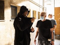 「クライムズ・オブ・ザ・フューチャー」メイキング写真