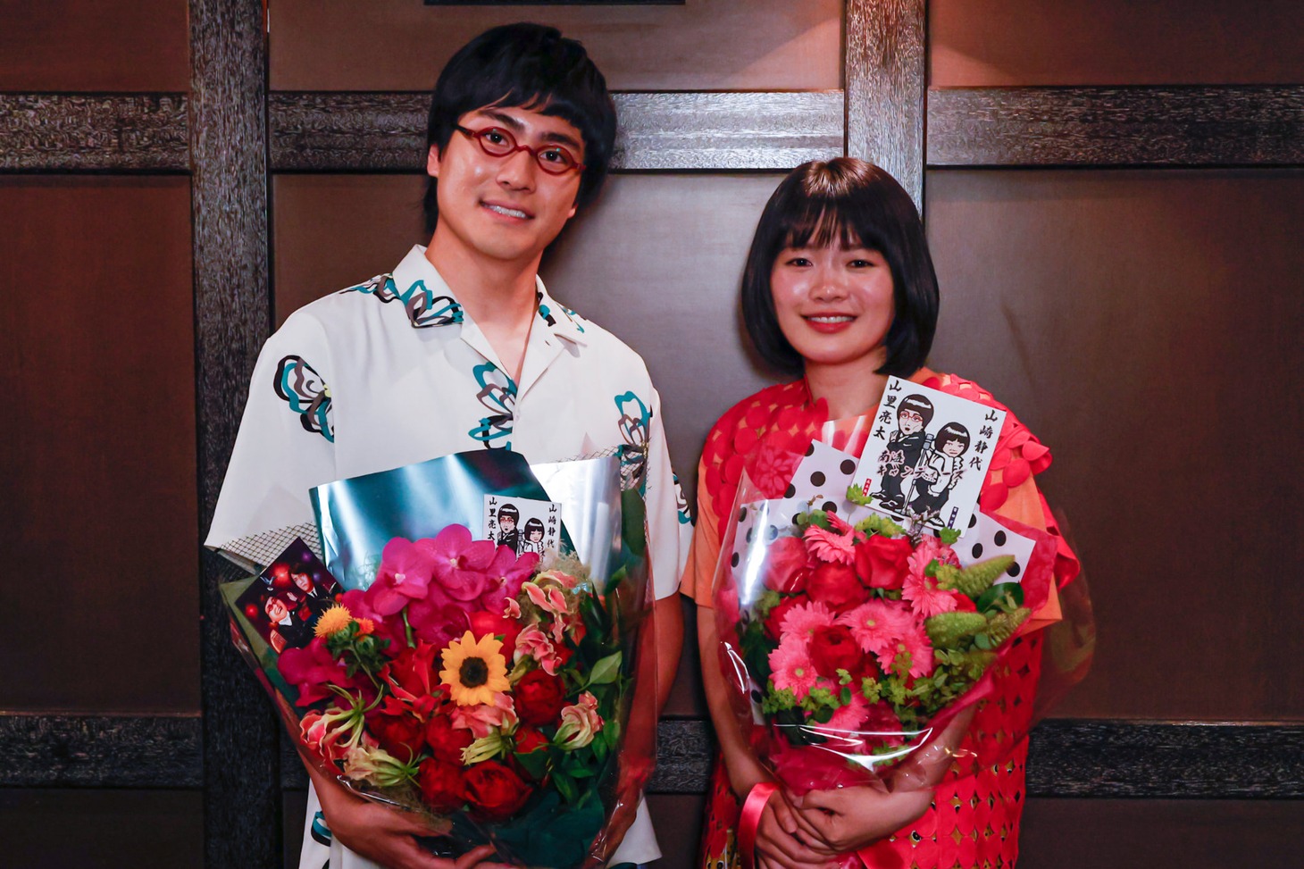 左から森本慎太郎、富田望生。