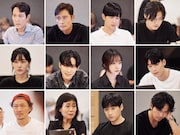 Netflixシリーズ「イカゲーム」シーズン2のキャスト陣。上段左からイ・ジョンジェ、イ・ビョンホン、イム・シワン、カン・ハヌル。中段左からパク・ギュヨン、パク・ソンフン、チョ・ユリ、ウィ・ハジュン。下段左からヤン・ドングン、カン・エシム、イ・デイヴィッド、イ・ジヌク。