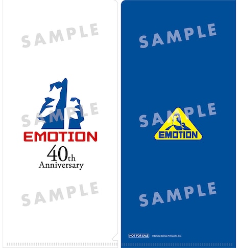 EMOTIONの特製チケットホルダー(サンプル)。