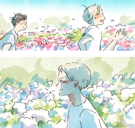 「CLOSE／クロース」今日マチ子による描き下ろしイラスト。