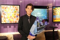 ドラマ「ホスト相続しちゃいました」の撮影を終えた三浦翔平。