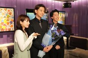 左から桜井ユキ、三浦翔平、坂口涼太郎。