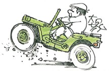 大塚康生のイラスト。