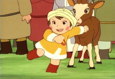 「草原の子テングリ」場面カット (c)桜映画社