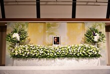 「崔洋一監督 お別れの会」祭壇