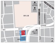 扇町ミュージアムキューブの所在地。