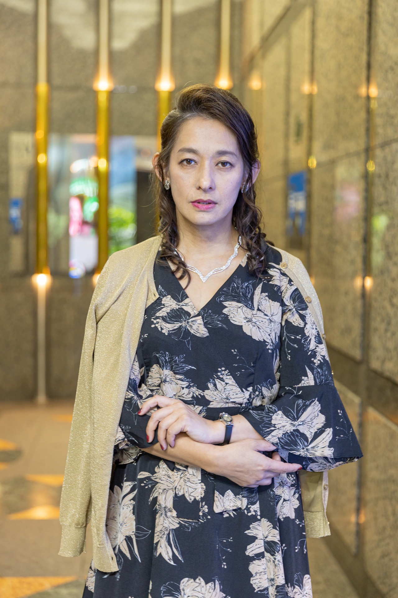 信乃役の片岡礼子。