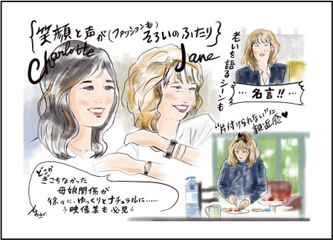 米澤よう子のイラスト。