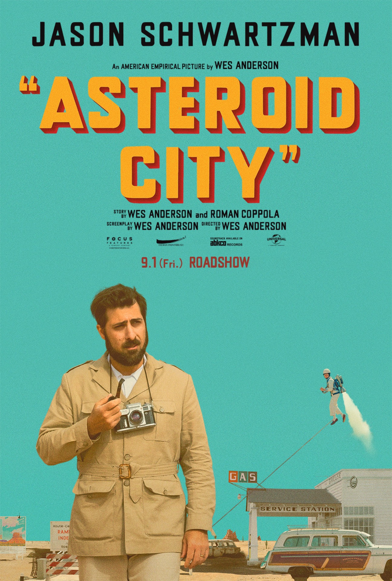 「アステロイド・シティ」ジェイソン・シュワルツマン版キャラクタービジュアル (c)2023 FOCUS FEATURES, LLC.