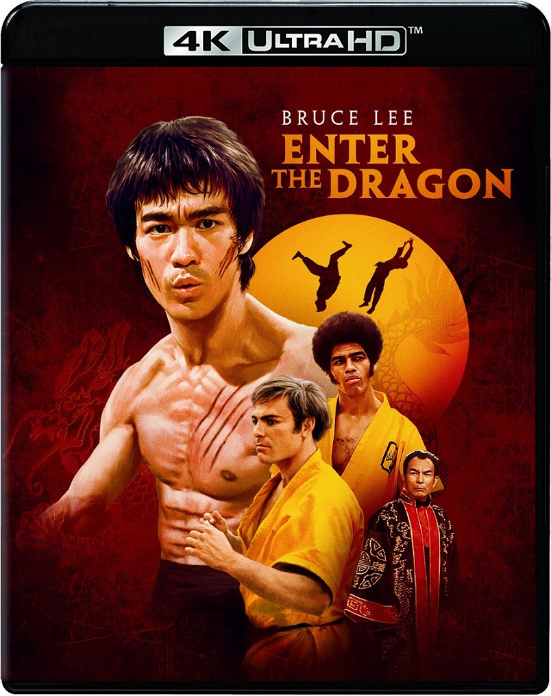「燃えよドラゴン」4K ULTRA HD & Blu-rayセットのジャケットビジュアル。