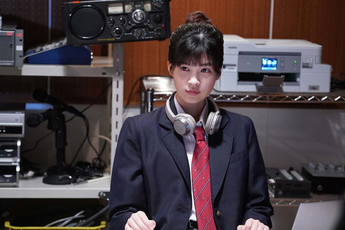 中田青渚演じる藤原瑞輝。