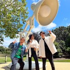 相葉雅紀・岸優太・ローラがピクサースタジオへ、「マイ・エレメント」制作スタッフと対面