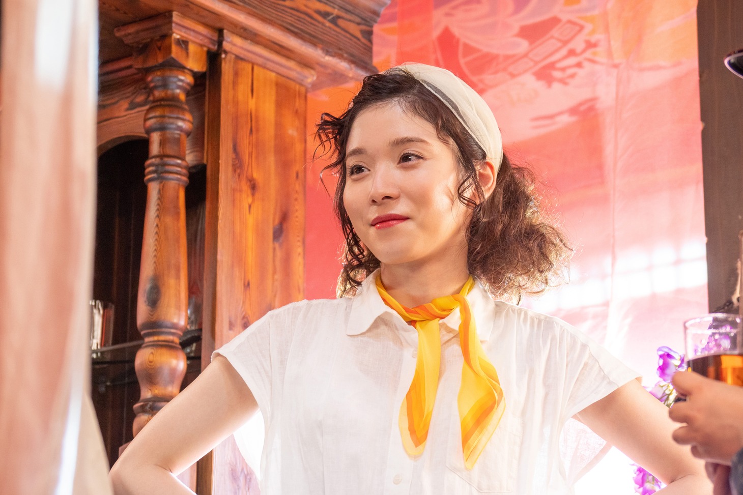 「軍港の子 ～よこすかクリーニング 1946～」より、松岡茉優演じるミサ。