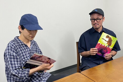 左から井手健介、宮崎大祐。