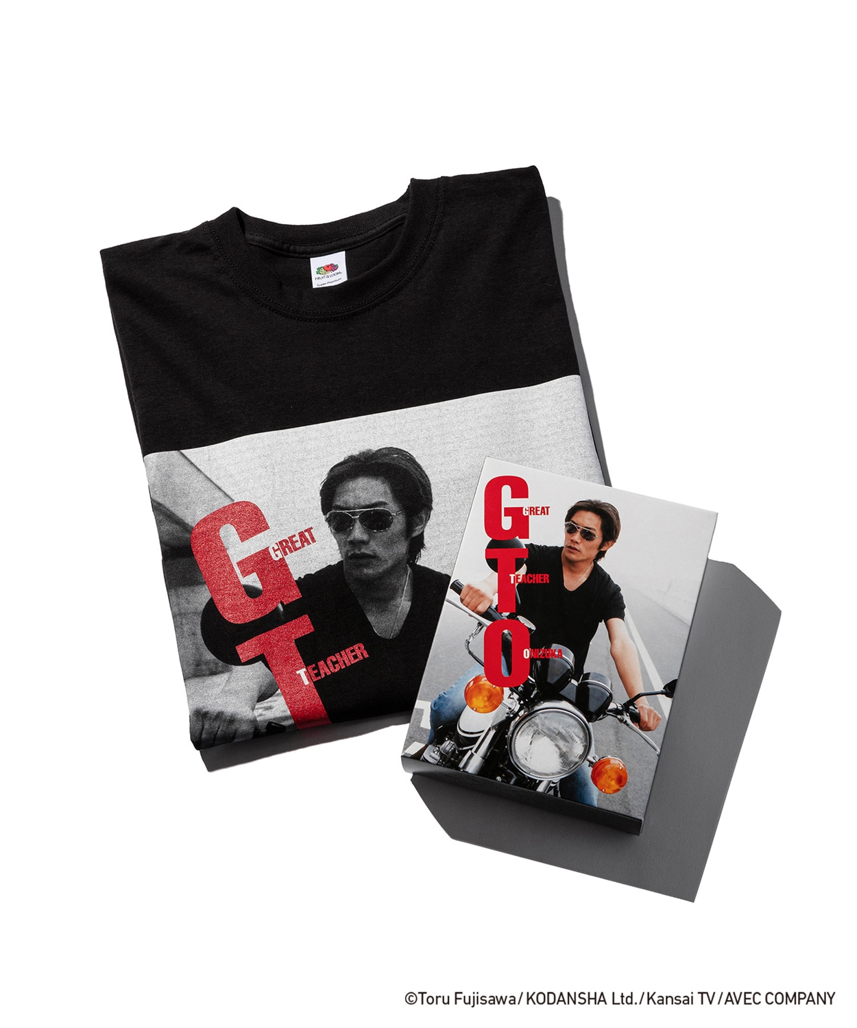 GTO × ZOZOTOWN コラボTシャツ GTO × ZOZOTOWN オリジナルTシャツ No. 06」とパッケージ