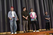 映画「ミンナのウタ」“真夏の学生試写会”の様子。