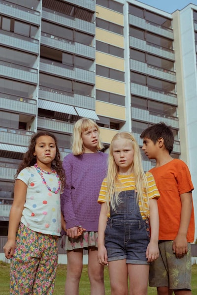 「イノセンツ」オフショット。左からミナ・ヤスミン・ブレムセット・アシェイム、アルヴァ・ブリンスモ・ラームスタ、ラーケル・レノーラ・フレットゥム、サム・アシュラフ。