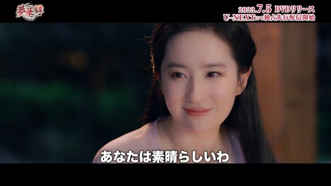 中国ドラマ「夢華録(むかろく)」スペシャルPVより、リウ・イーフェイ演じる趙盼児。