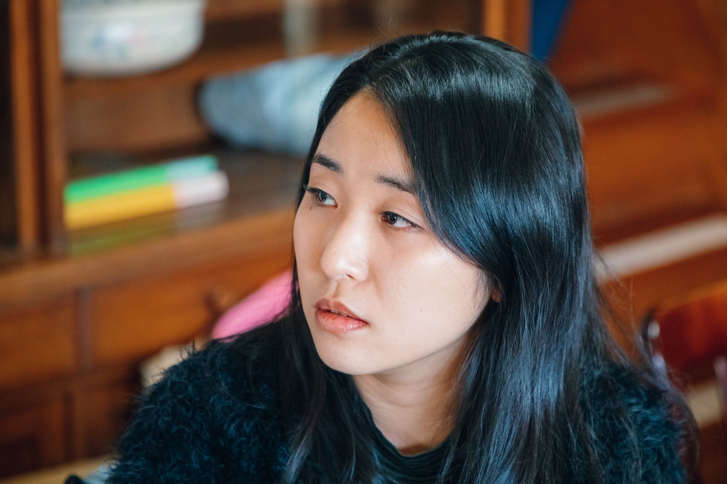 田中里実役の久田松真耶。