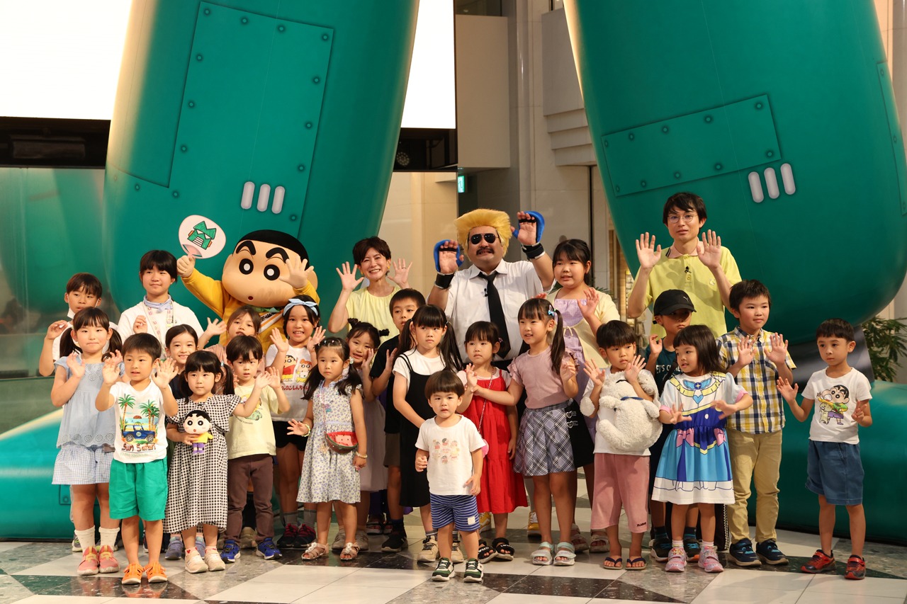 「しん次元！クレヨンしんちゃんTHE MOVIE 超能力大決戦 ～とべとべ手巻き寿司～」イベントの様子。