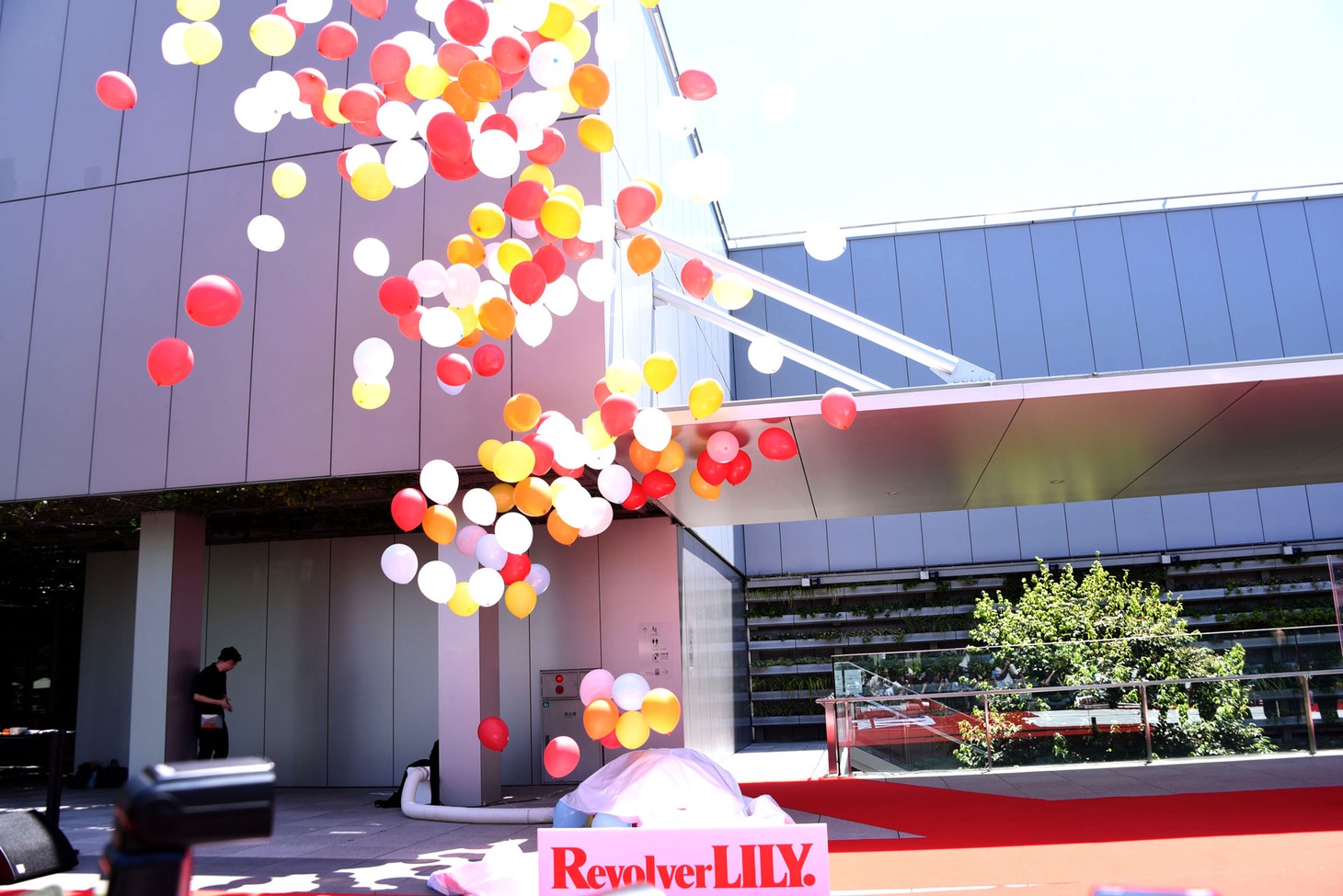 イベントの演出で現れた風船。