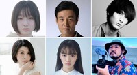 上段左から柳明日菜、笠兼三、高良健吾。下段左から小沢まゆ、中島瑠菜、渡辺紘文。