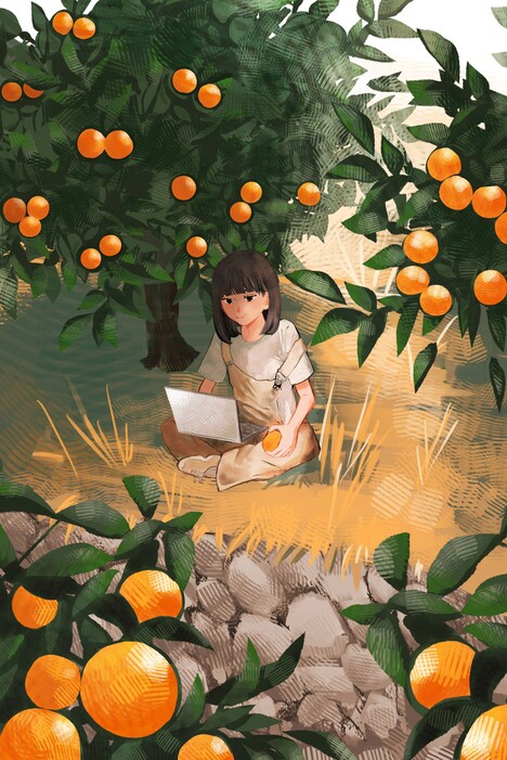 「レイニーブルー」イラスト