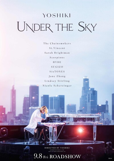 映画「YOSHIKI：UNDER THE SKY」キービジュアル