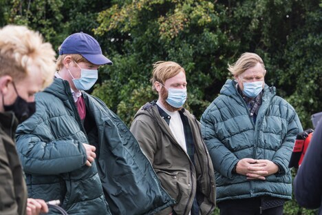 「フランク、アイルランドのダメ男。」メイキング写真