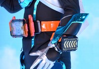仮面ライダーガッチャードの手元（左腕）まわり。