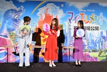 左から玉森裕太、川口春奈、MEGUMI。