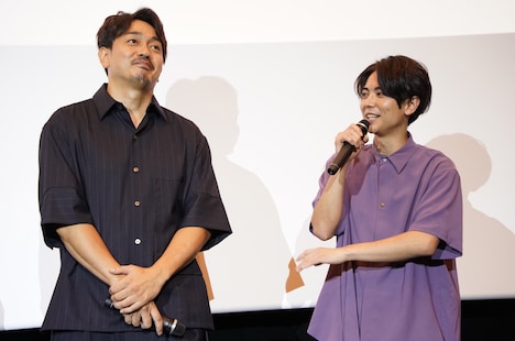 左から青柳翔、石橋侑大。