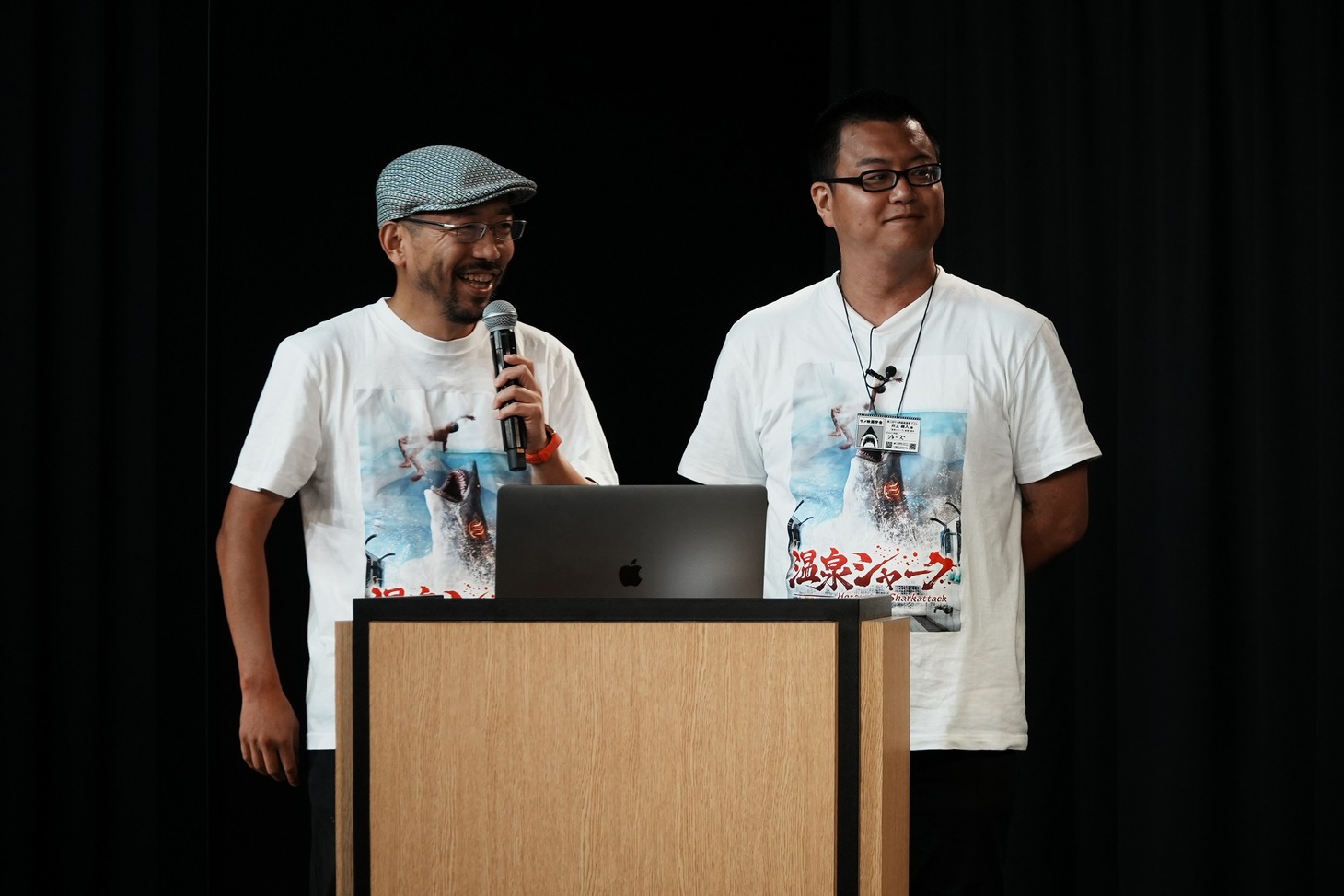 「サメ映画の世界2023＜戸松遥、中野ダンキチ、サメ映画ルーキー＞」の様子。