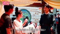 中国ドラマ「三番目の花婿～Choice Husband～」メイキング映像より。