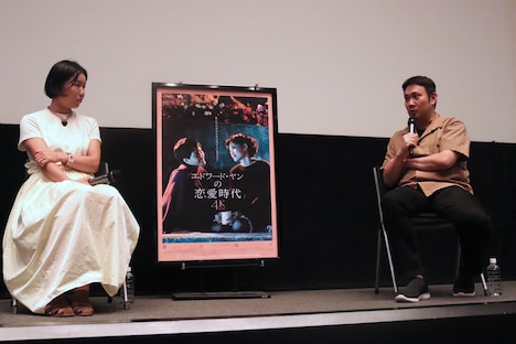 左から岨手由貴子、濱口竜介。