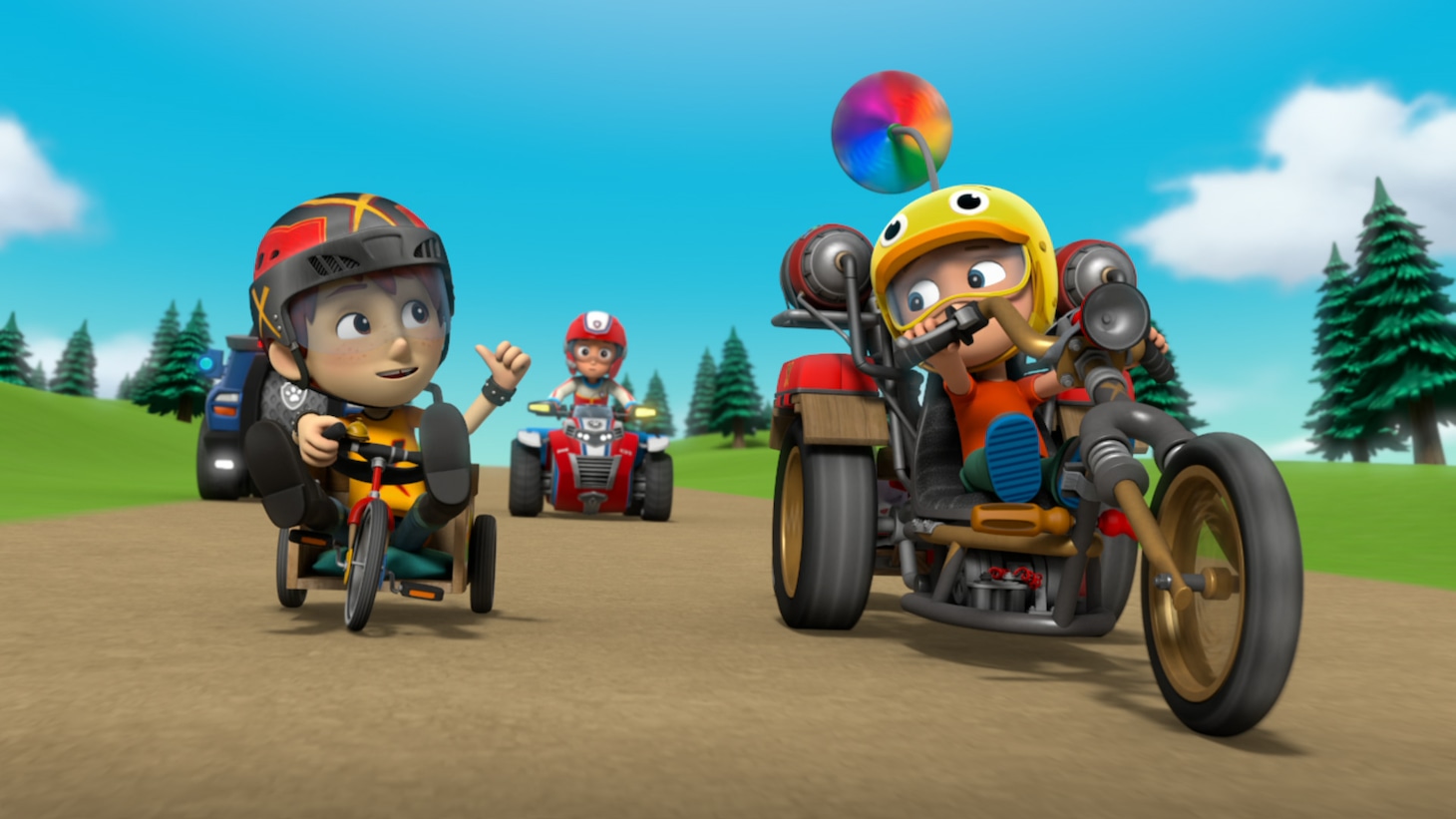 「パウ・パーティー in シアター」上映エピソードの場面カット。