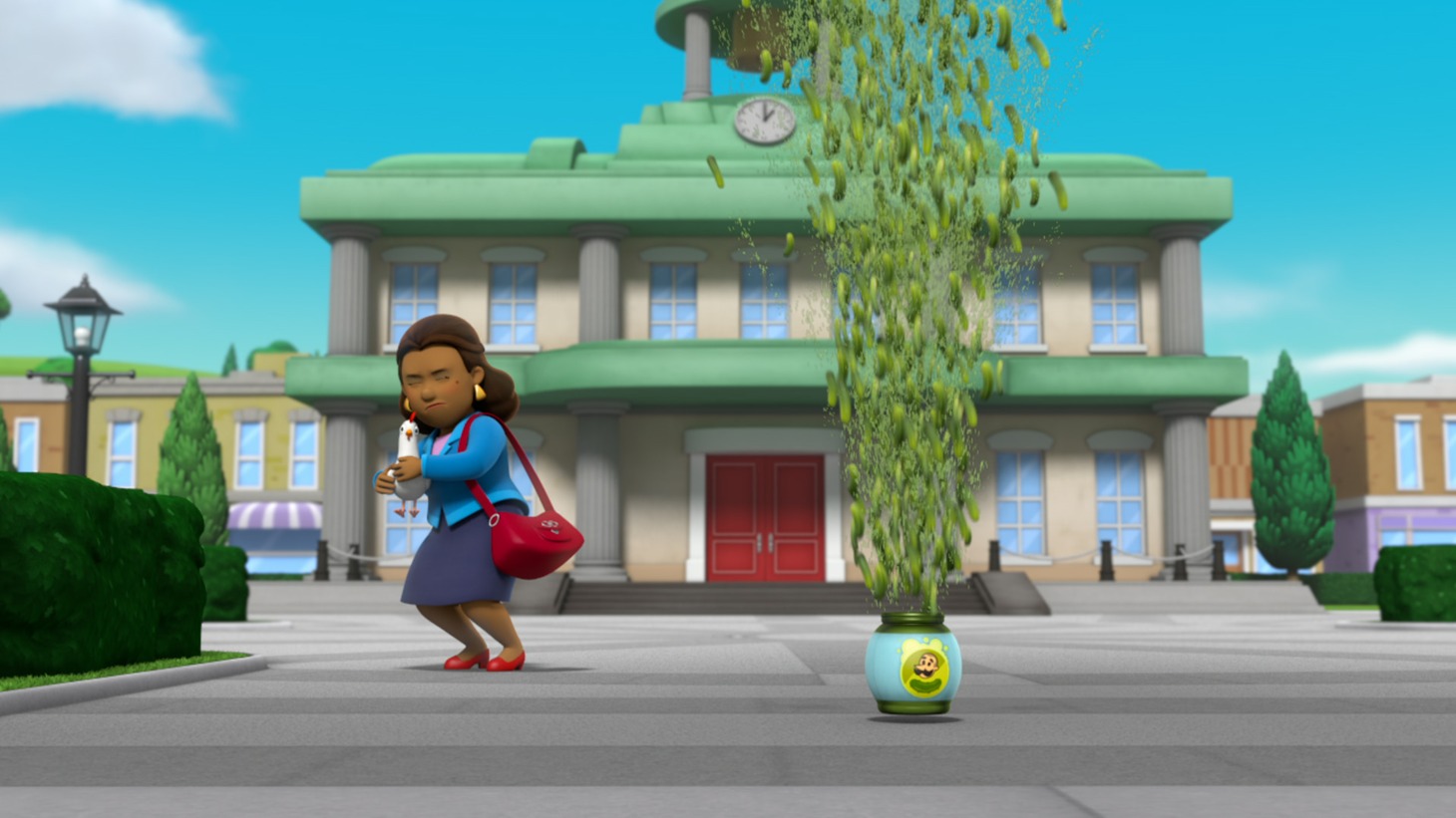 「パウ・パーティー in シアター」上映エピソードの場面カット。