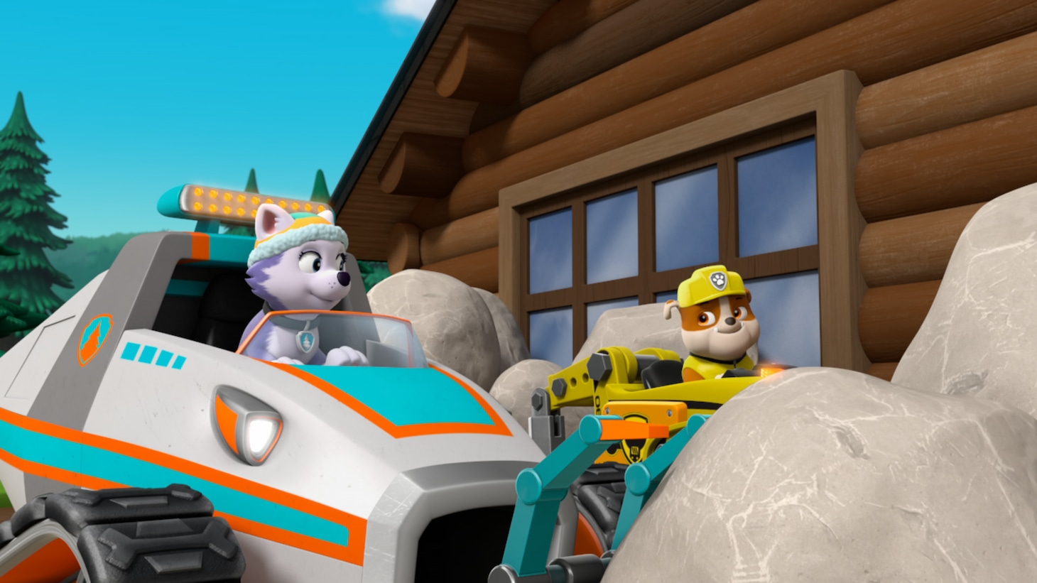 「パウ・パーティー in シアター」上映エピソードの場面カット。