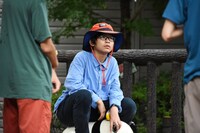 赤チームの撮影の様子。