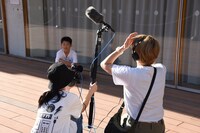 青チームの追撮の様子。