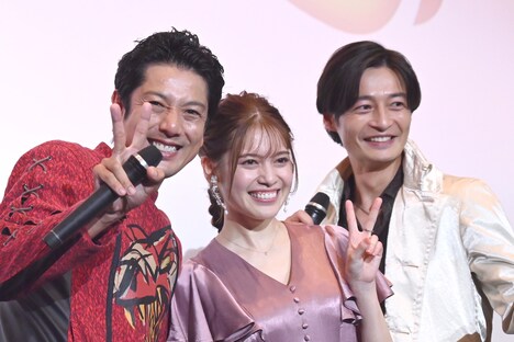 左から西興一朗、坂野真弥、田中幸太朗。