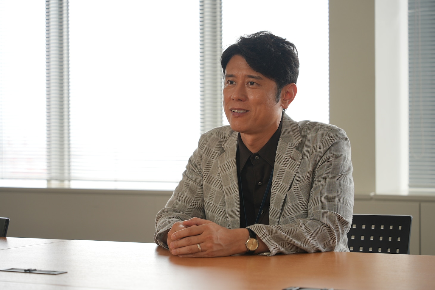 木下雅人役の原田泰造。