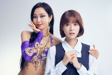 左から木南晴夏演じる田中京子、生見愛瑠演じる倉橋朱里。