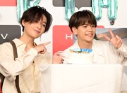 左から八木勇征、中島颯太。