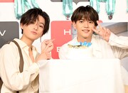 左から八木勇征、中島颯太。