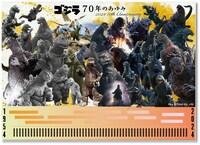 「ゴジラ 70年のあゆみポスター」イメージ