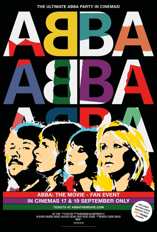「ABBA： The Movie - Fan Event」アートワーク