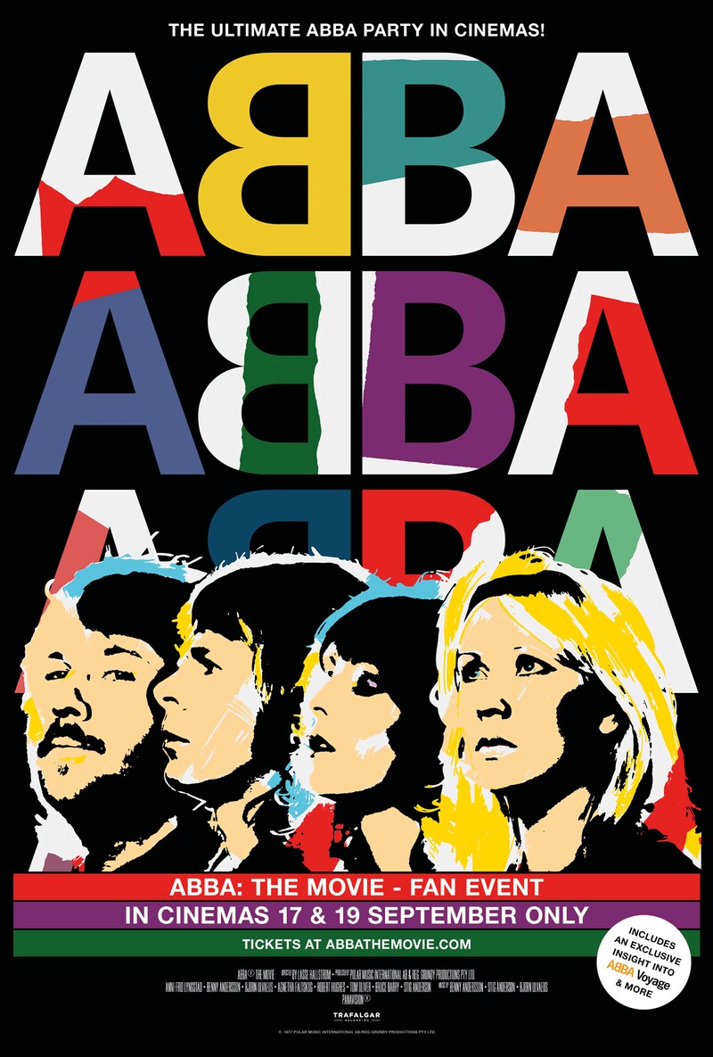「ABBA： The Movie - Fan Event」アートワーク
